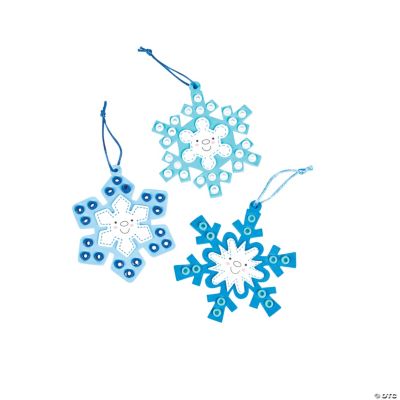 beaded snowflake ornament craft kit